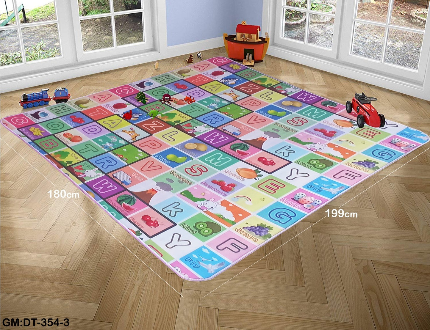 Double-sided Pattern Safety Foam Floor Playmat "DT-354-3"
