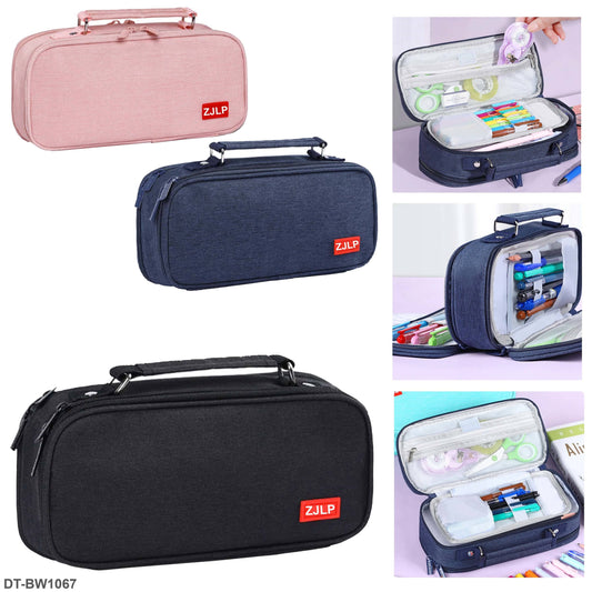 Double Layer Large Capacity Pencil Case & Stationery bag "DT-BW1067"