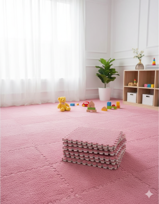 Thickened Plush Foam Interlocking Floor Mat "Dt-354-7"