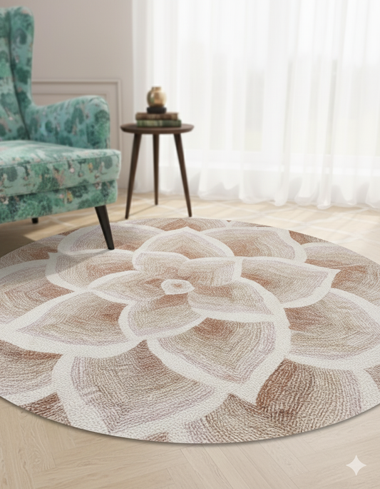 Round Rug Large Carpet for Living Room "dt-954"