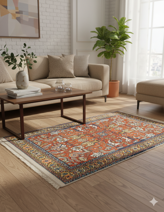 Traditional Rug For Living Room Bedroom "DT-957"