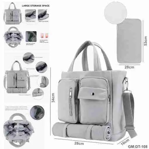 Large Diaper Bag with Changing Mat "dt-108"