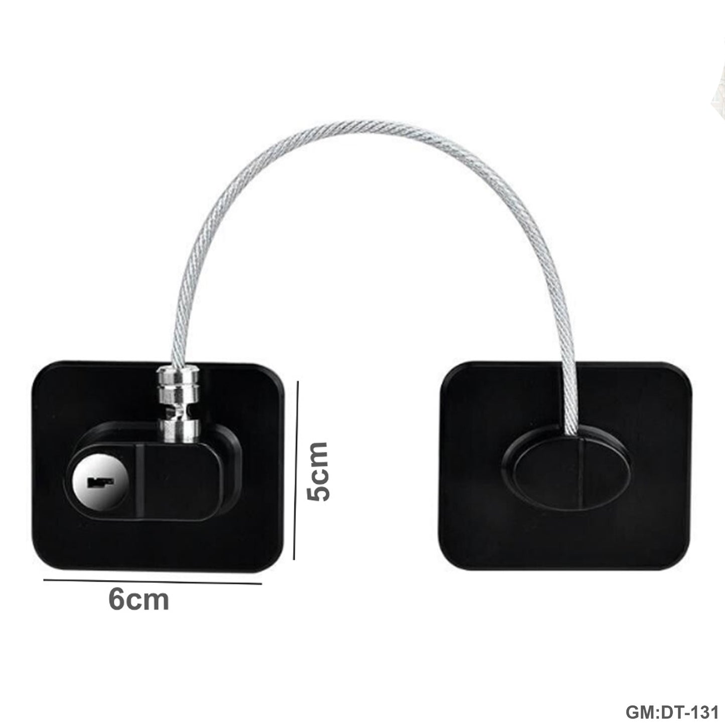Safety Lock for Baby Refrigerator, Window, Door Lock, with Key Security "dt-131"