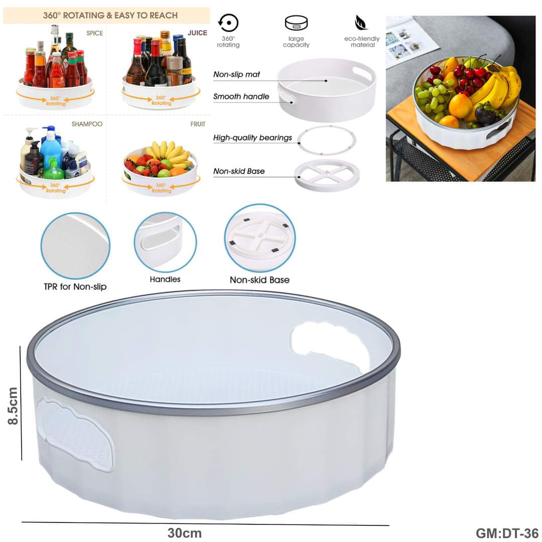 Plastic Non-skid Kitchen Cabinet Organizers "dt-36"