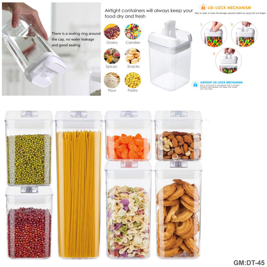 Food Storage Containers Set  7 Pcs "dt-45"