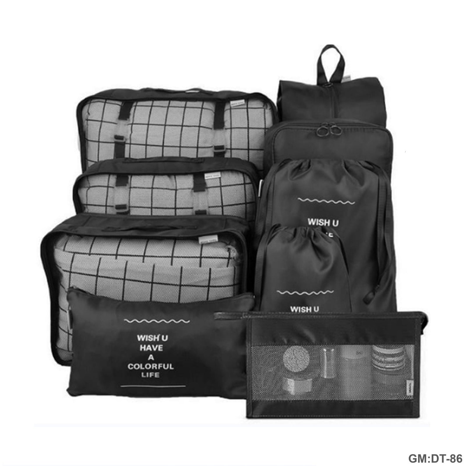 9Pcs Set for Suitcases, Travel Packing Set "dt-86"