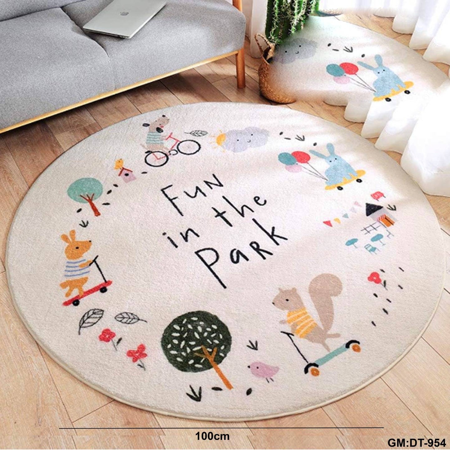 Round Rug Large Carpet for Living Room "dt-954"