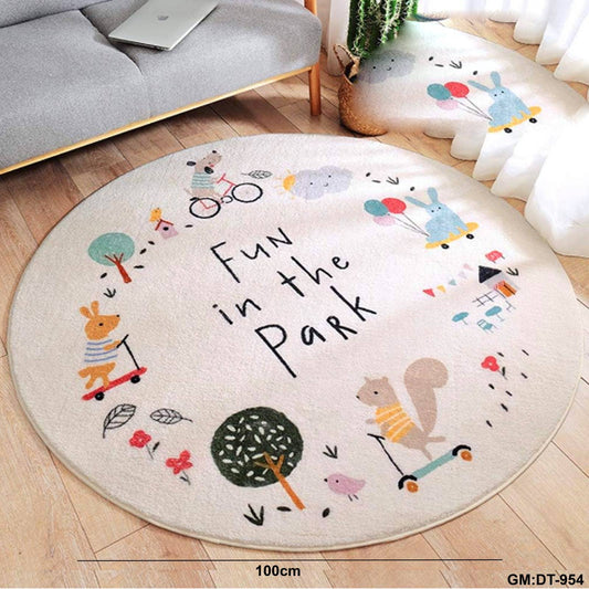 Round Rug Large Carpet for Living Room "dt-954"