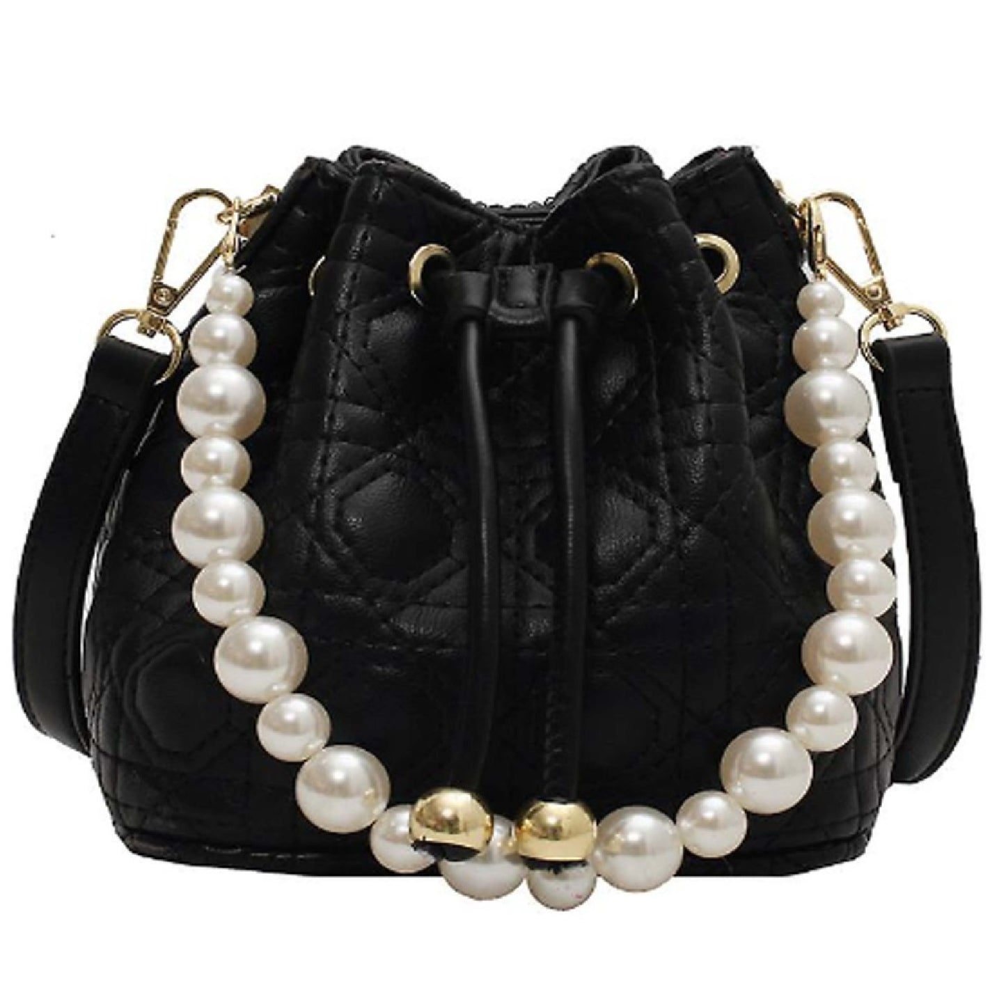 Women Bucket Bag Pearl Chain Handbag "DT-BW1046"