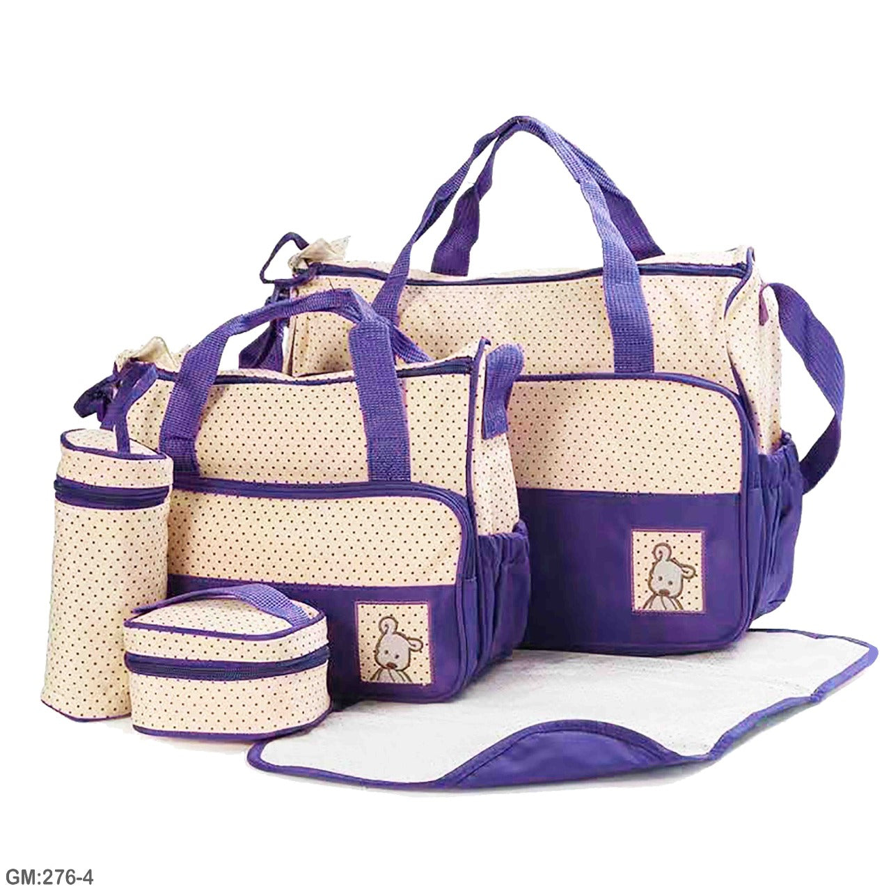 5 in1 Multifunctional Baby Diaper Bag "276-4"