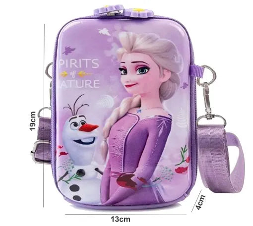 Snow Princess Print Kids Girls Shoulder Bags "DT-154-2"