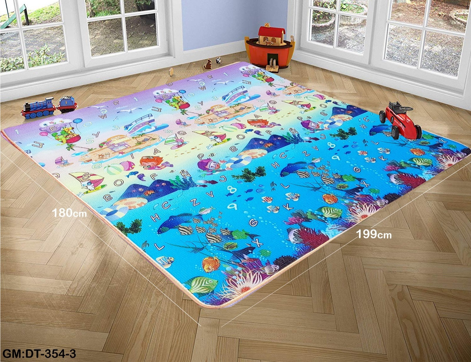 Double-sided Pattern Safety Foam Floor Playmat "DT-354-3"