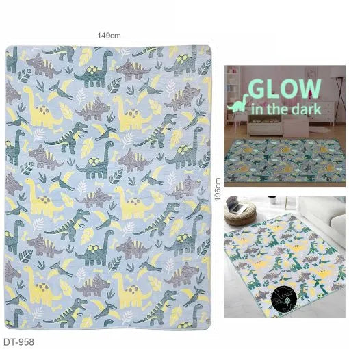 Luminous Bedside Rug Glow in the dark carpet "DT-958"