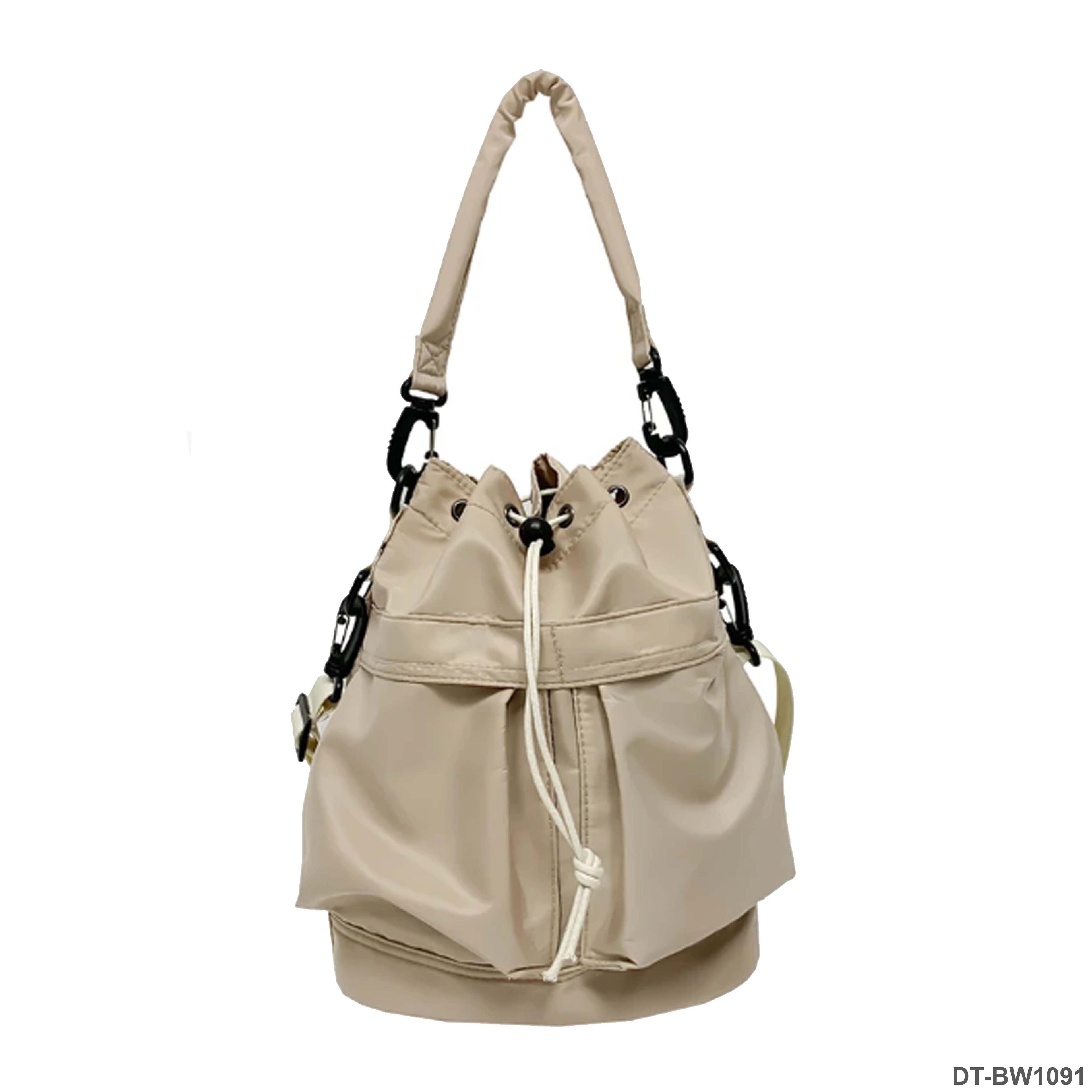 Shoulder Bag Drawstring Handbag Adjustable Strap "DT-BW1091"