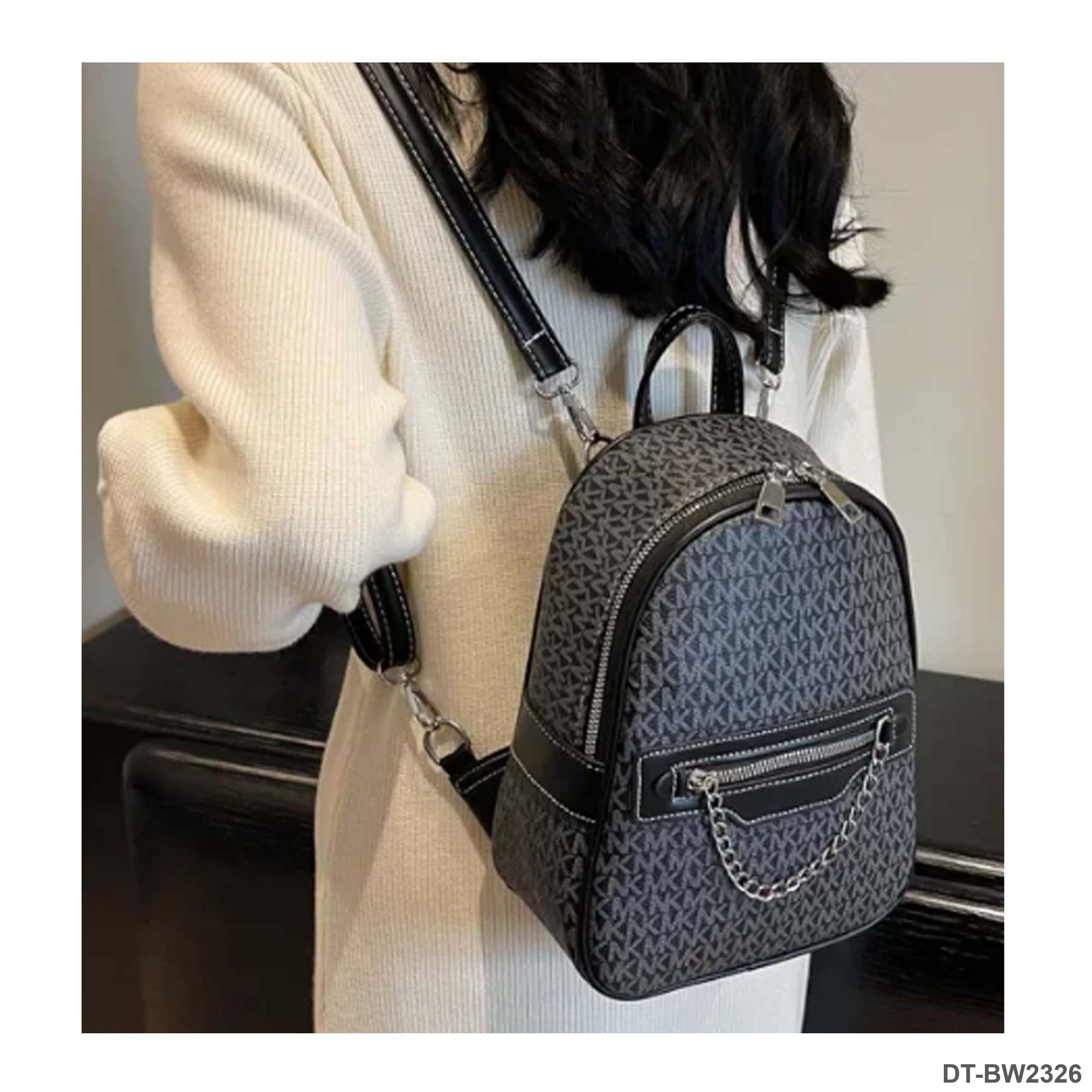 Printed PU Leather Travel Backpack"DT-BW2326"