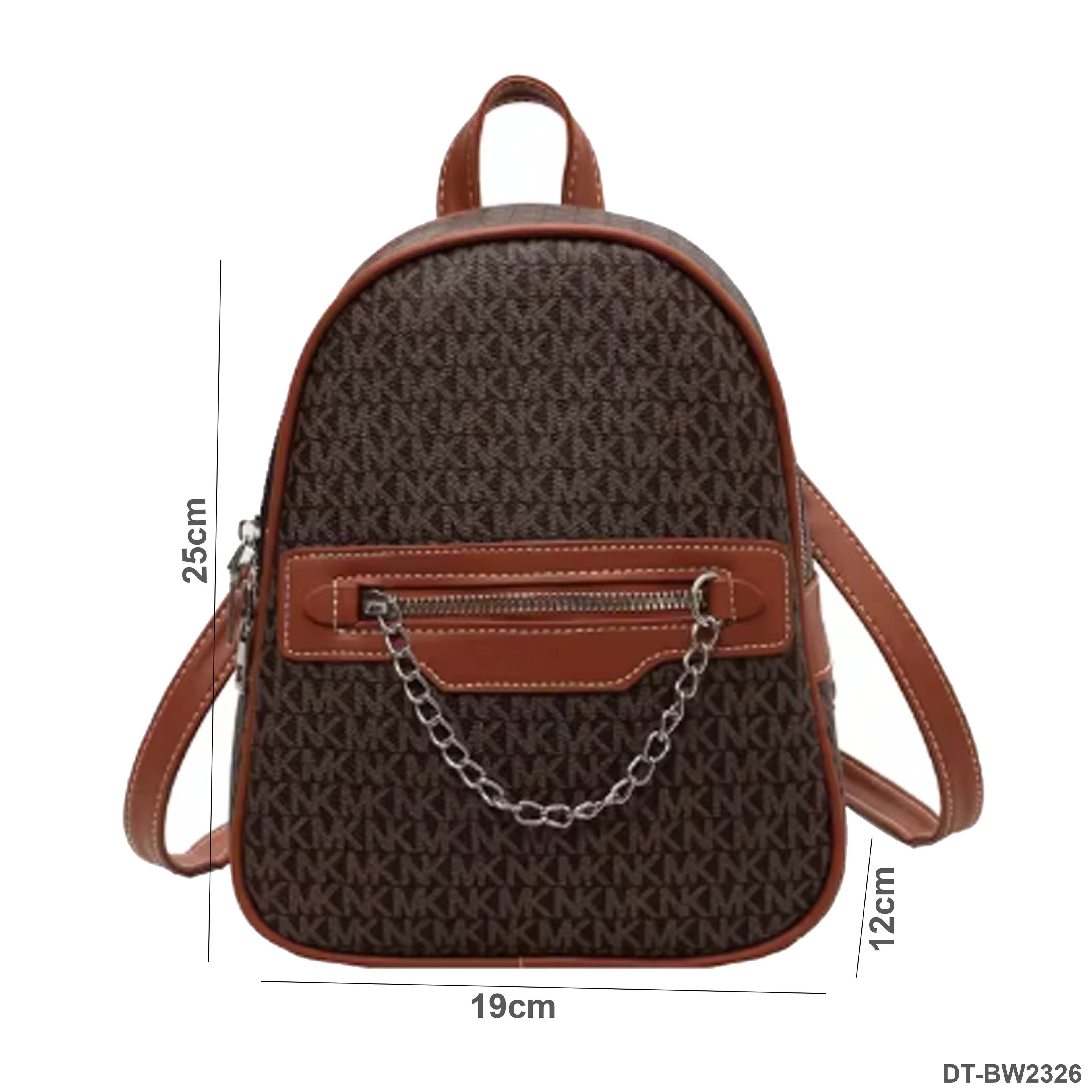 Printed PU Leather Travel Backpack"DT-BW2326"