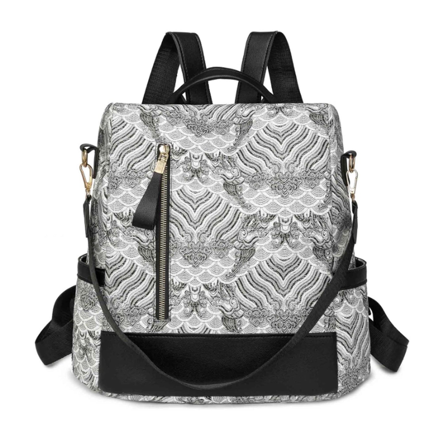 Pattern Anti Theft Shoulder Backpack"DT-BW6859"