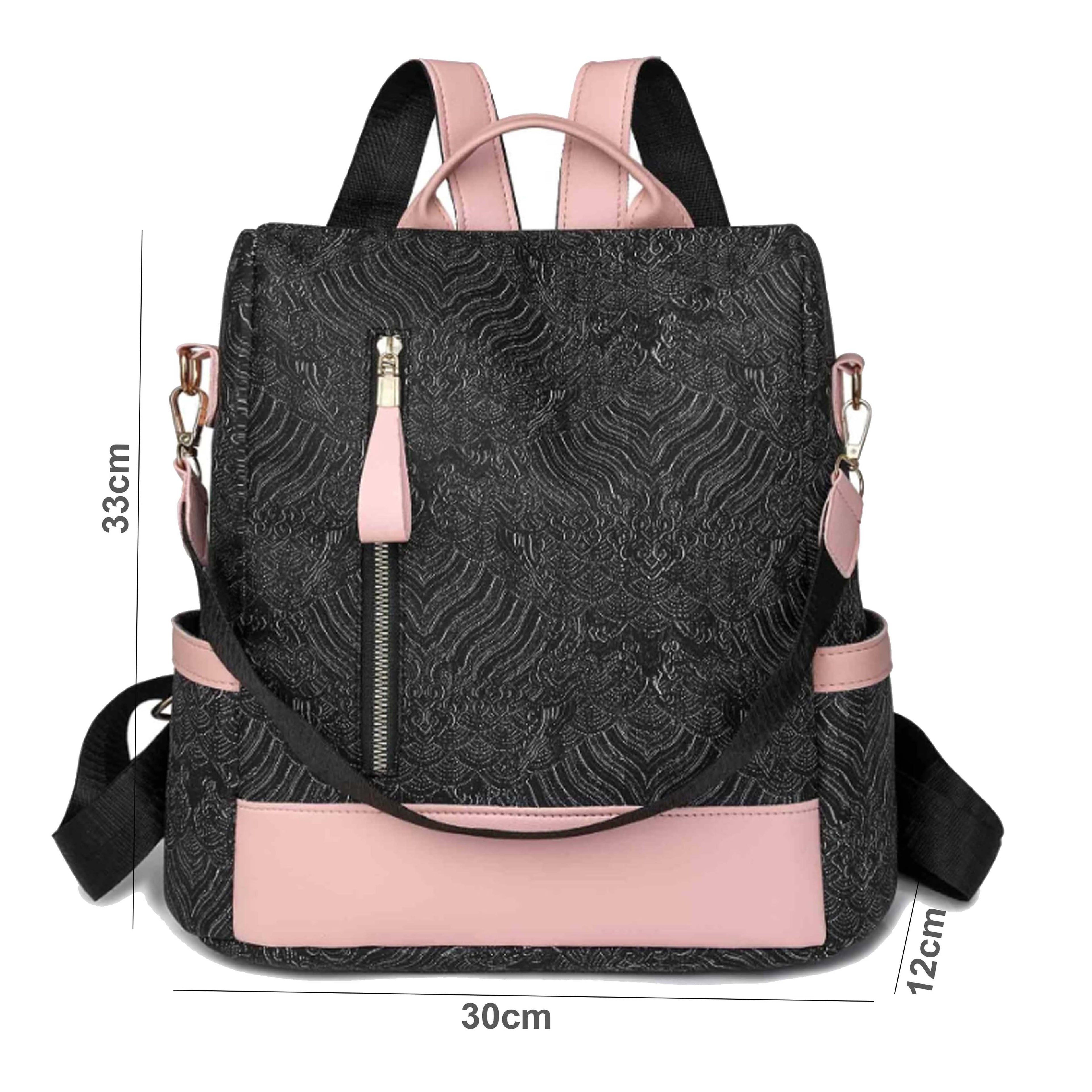 Pattern Anti Theft Shoulder Backpack"DT-BW6859"