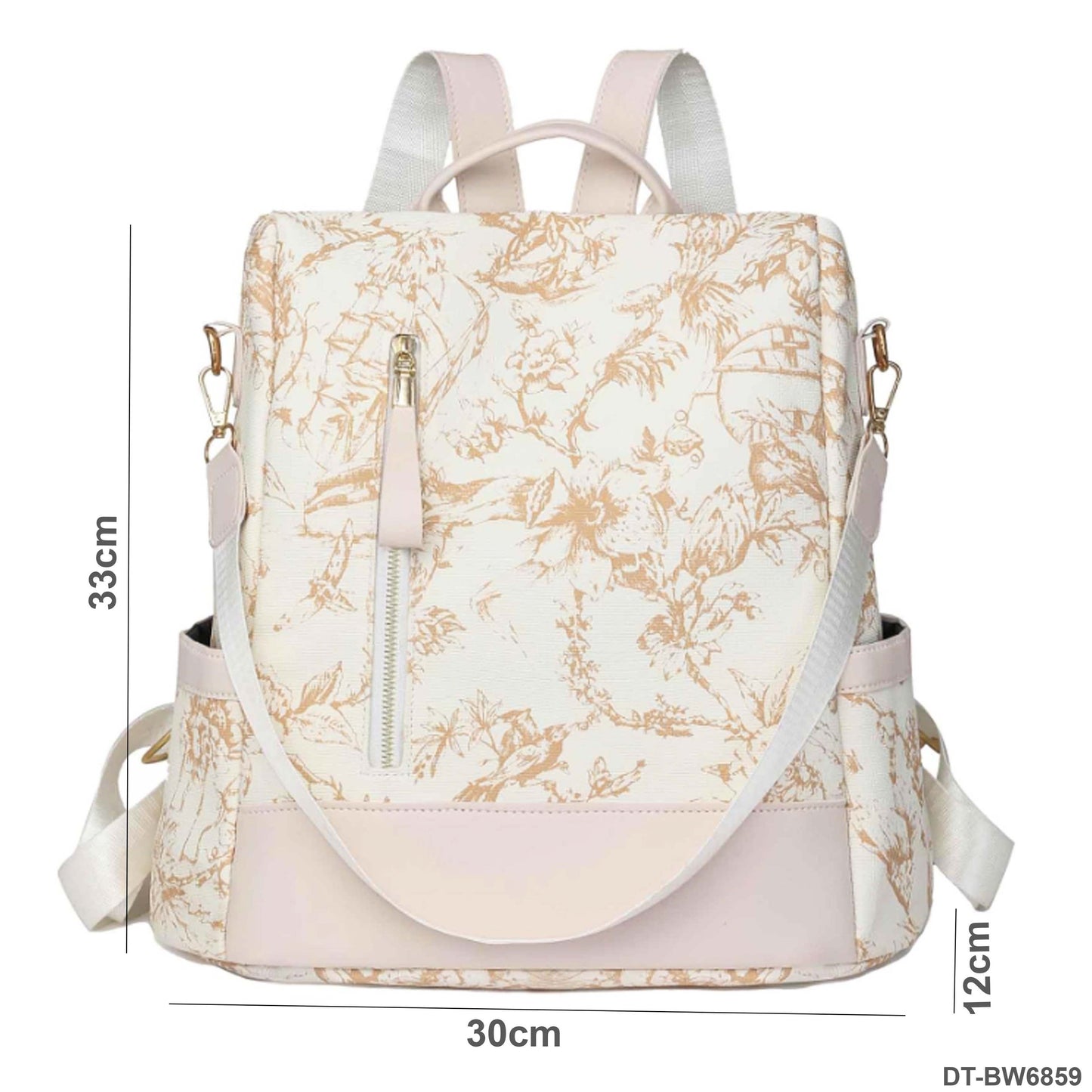 Pattern Anti Theft Shoulder Backpack"DT-BW6859"