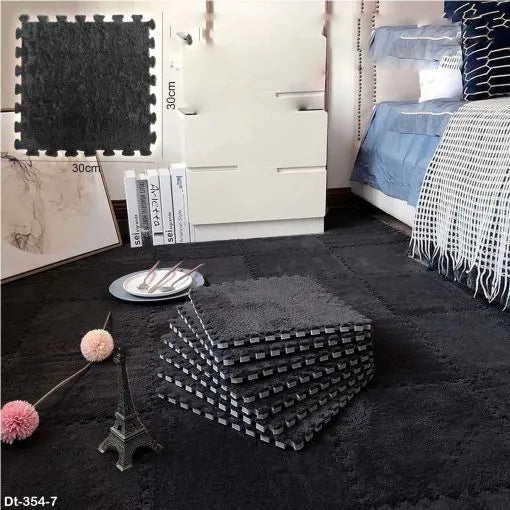 Thickened Plush Foam Interlocking Floor Mat "Dt-354-7"