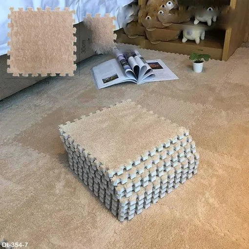Thickened Plush Foam Interlocking Floor Mat "Dt-354-7"