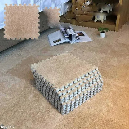 Thickened Plush Foam Interlocking Floor Mat "Dt-354-7"