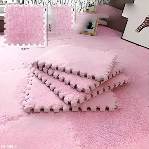 Thickened Plush Foam Interlocking Floor Mat "Dt-354-7"