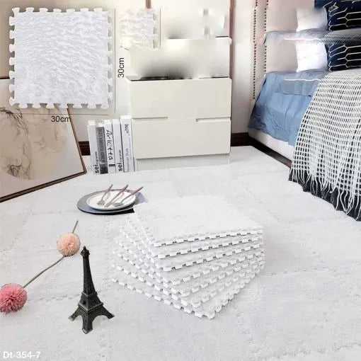 Thickened Plush Foam Interlocking Floor Mat "Dt-354-7"