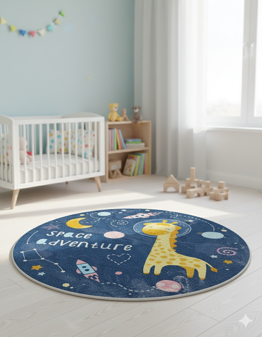 Round Rug Large Carpet for Living Room "dt-954"