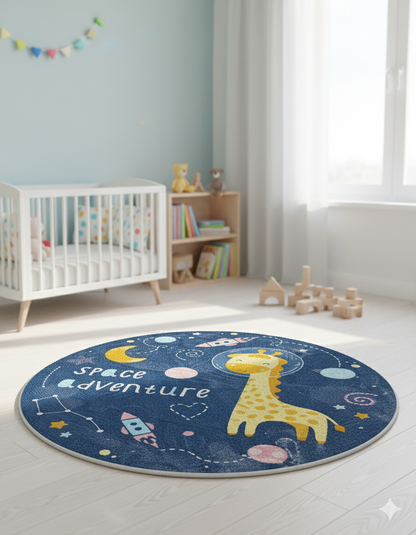 Round Rug Large Carpet for Living Room "dt-954"