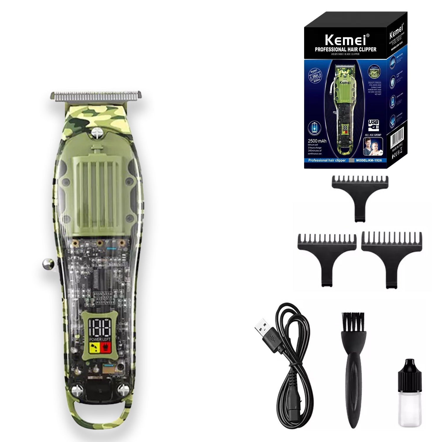 Professional Hair Clipper "KM-1928"
