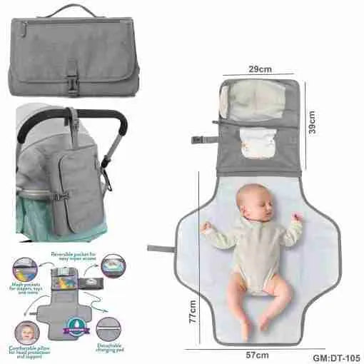 Foldable Baby Diaper Mat for Outdoor & Travel Bag "dt-105"