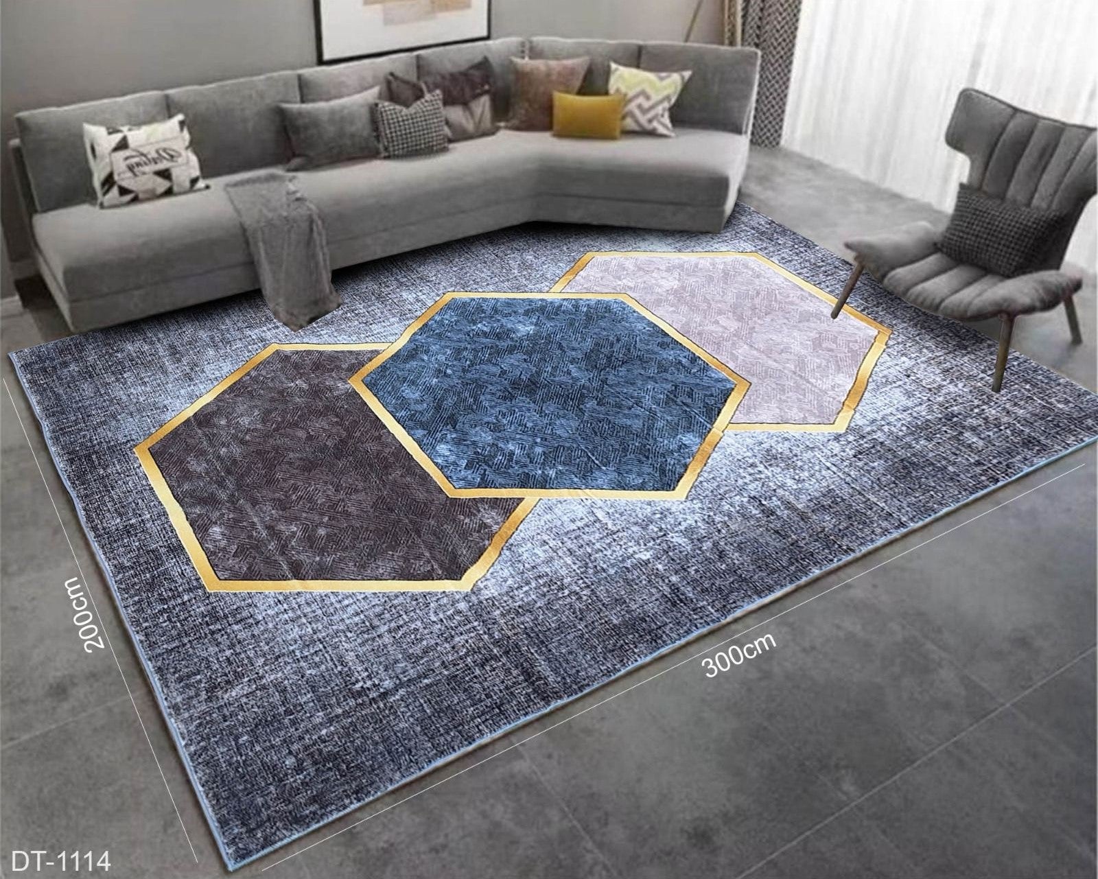 Modern Home Decor Carpet "DT-1114"