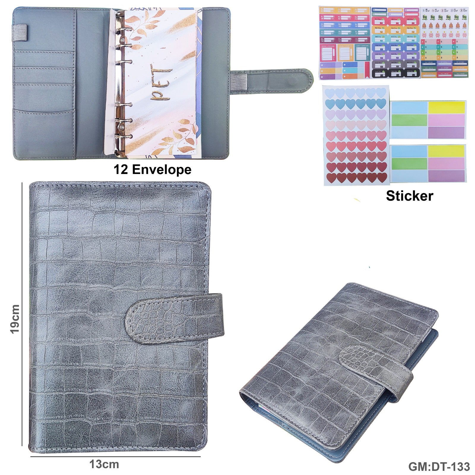 Budget Planner Money Envelope Savings Book "dt-133"