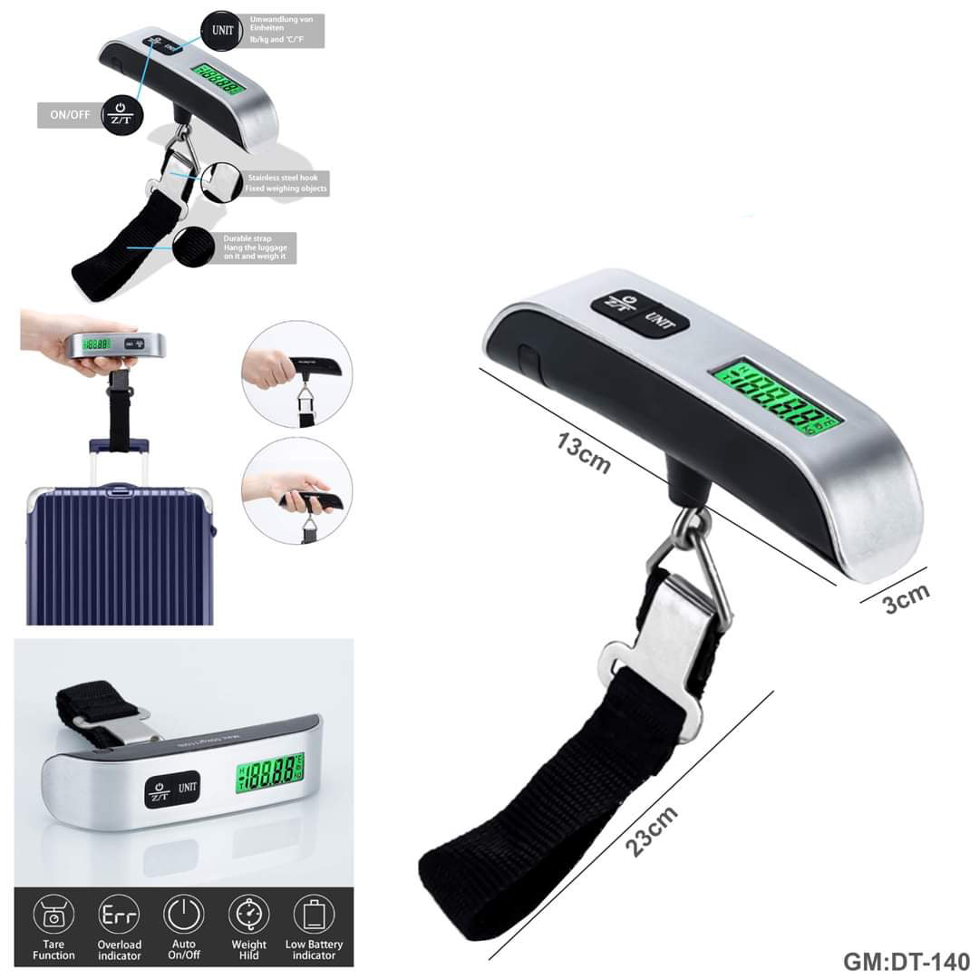 Digital Electronic Luggage Scales for Weight for Suitcases, Hand Luggage, Travel Bags "dt-140"