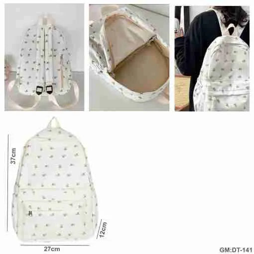 Elegant Flower Printed Women's Casual-Backpack "dt-141"