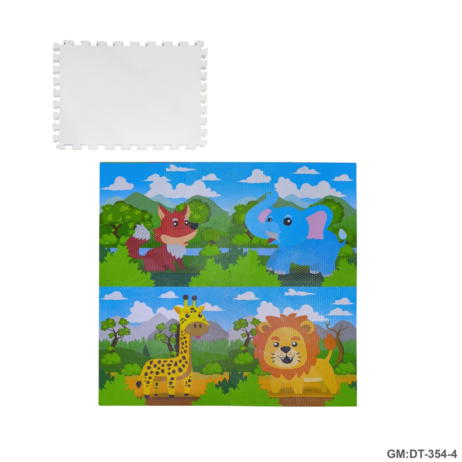 EVA Puzzle Floor Mats for Kids Size: 119x119x1cm "354-4"