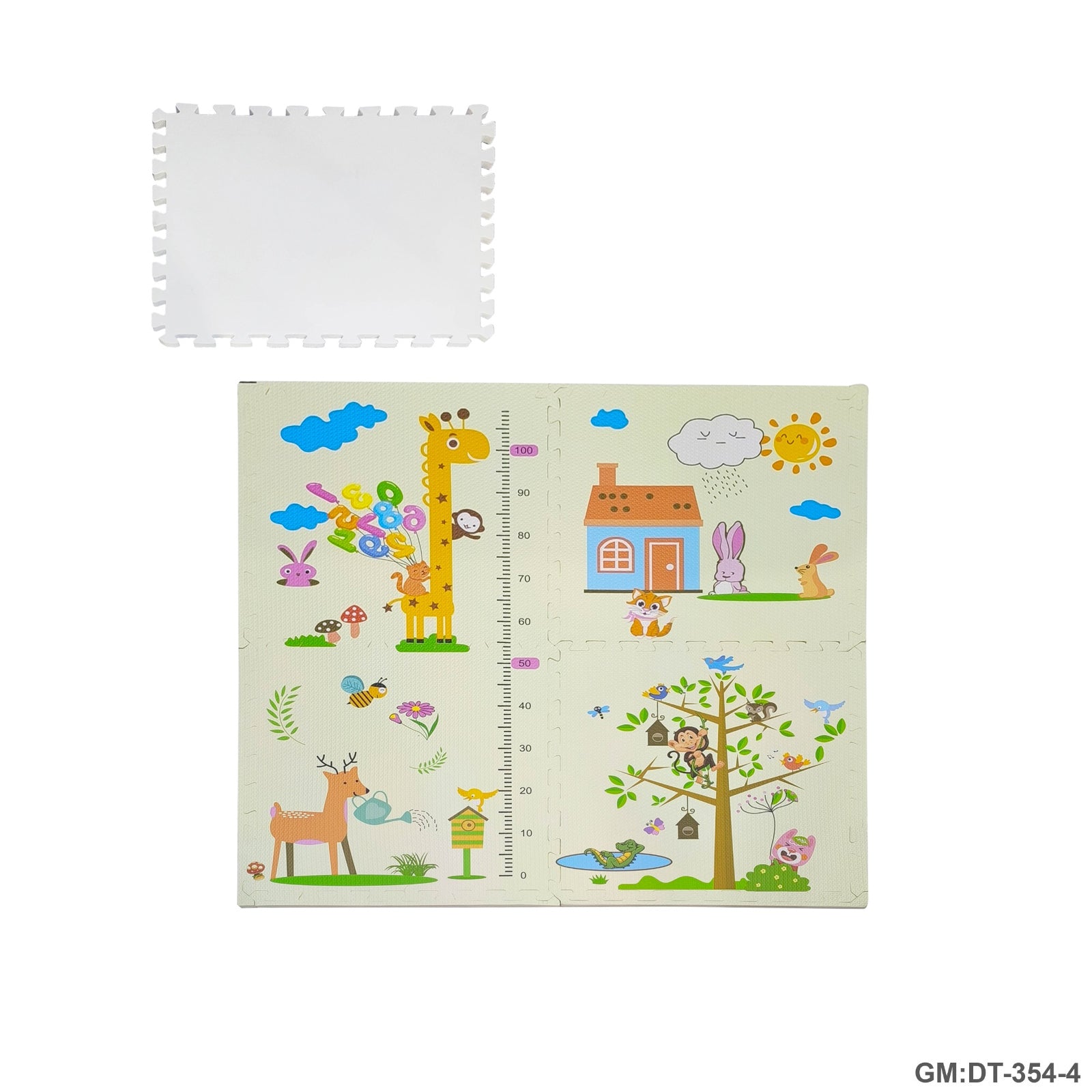 EVA Puzzle Floor Mats for Kids Size: 119x119x1cm "354-4"