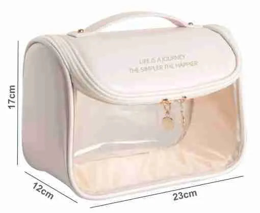 Transparent Makeup Bag for Travel Cosmetic Bags with Hanghook "dt-95"