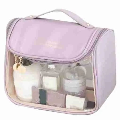 Transparent Makeup Bag for Travel Cosmetic Bags with Hanghook "dt-95"