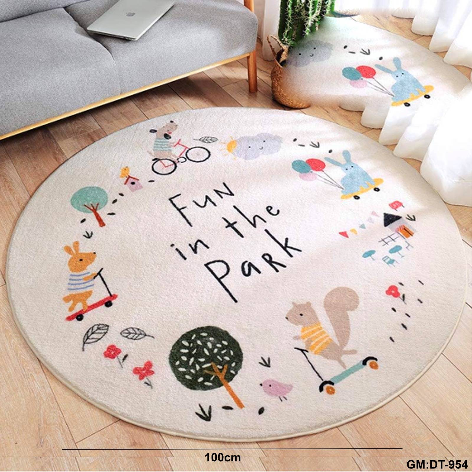 Round Rug Large Carpet for Living Room "dt-954"