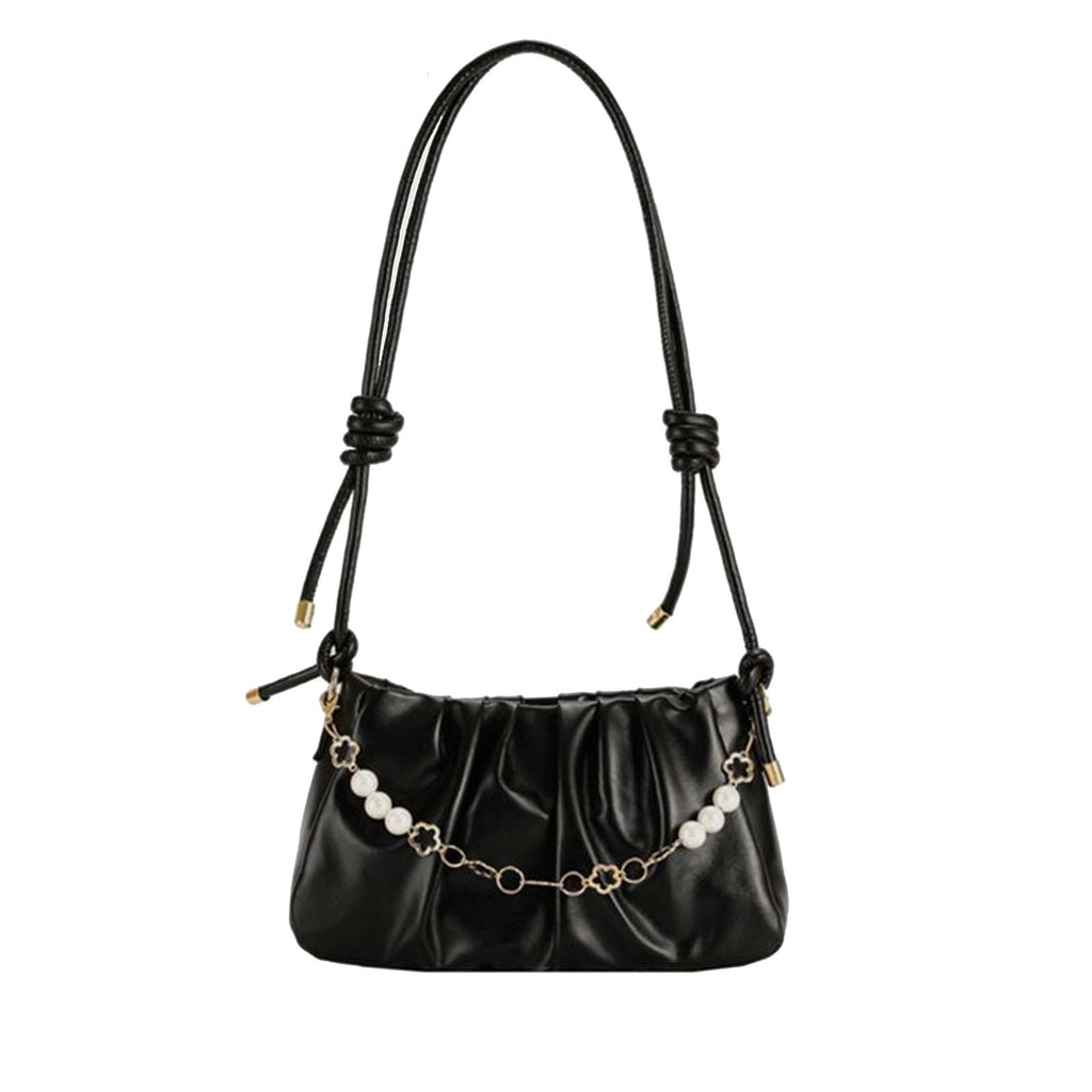 Women's Shoulder Bag Beaded Decoration Zipper "DT-BW1036"