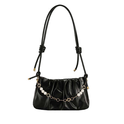Women's Shoulder Bag Beaded Decoration Zipper "DT-BW1036"