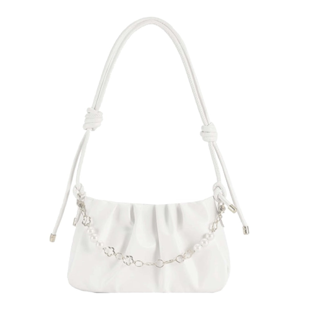 Women's Shoulder Bag Beaded Decoration Zipper "DT-BW1036"