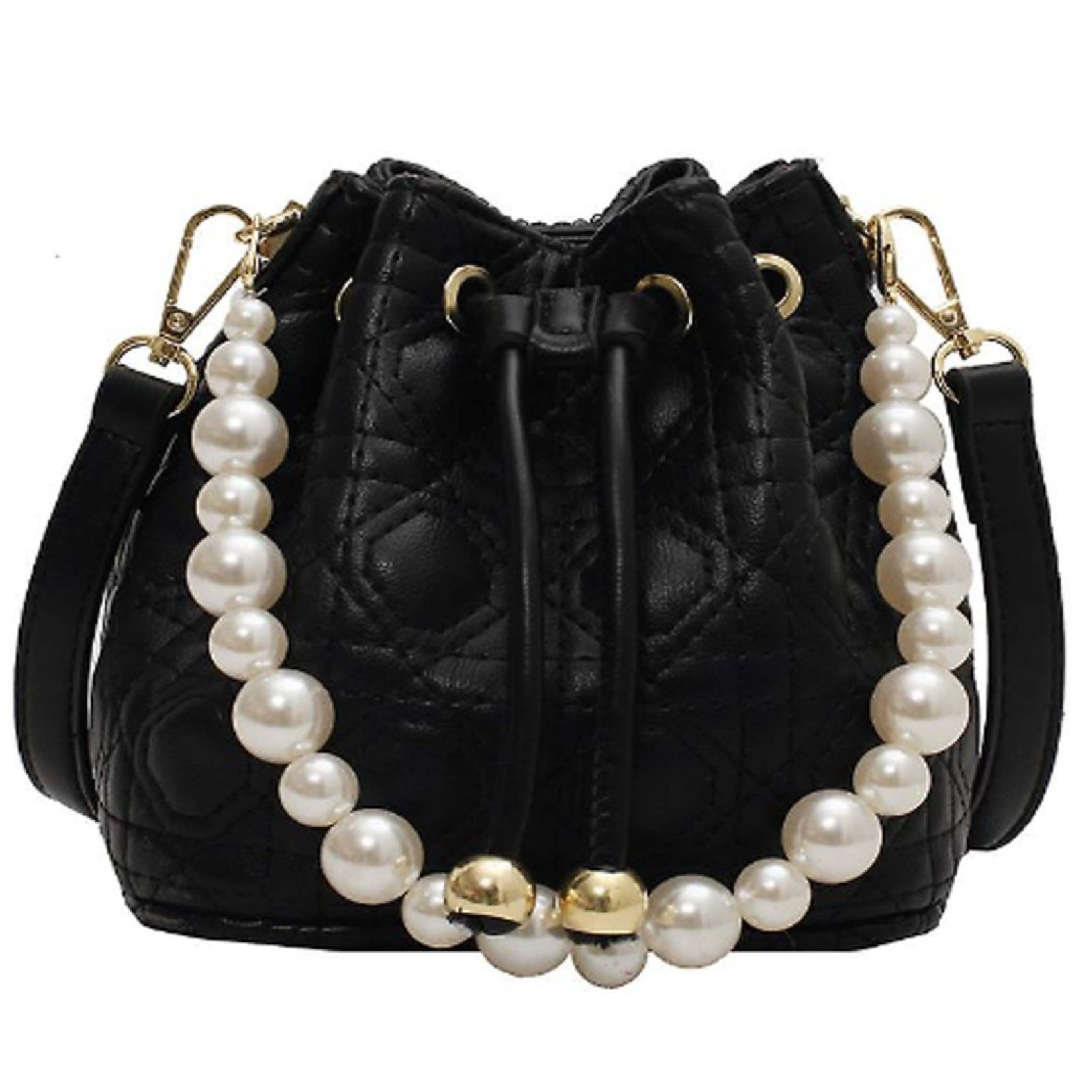 Women Bucket Bag Pearl Chain Handbag "DT-BW1046"