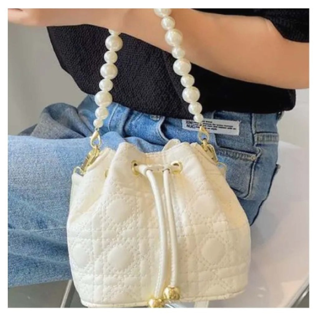 Women Bucket Bag Pearl Chain Handbag "DT-BW1046"
