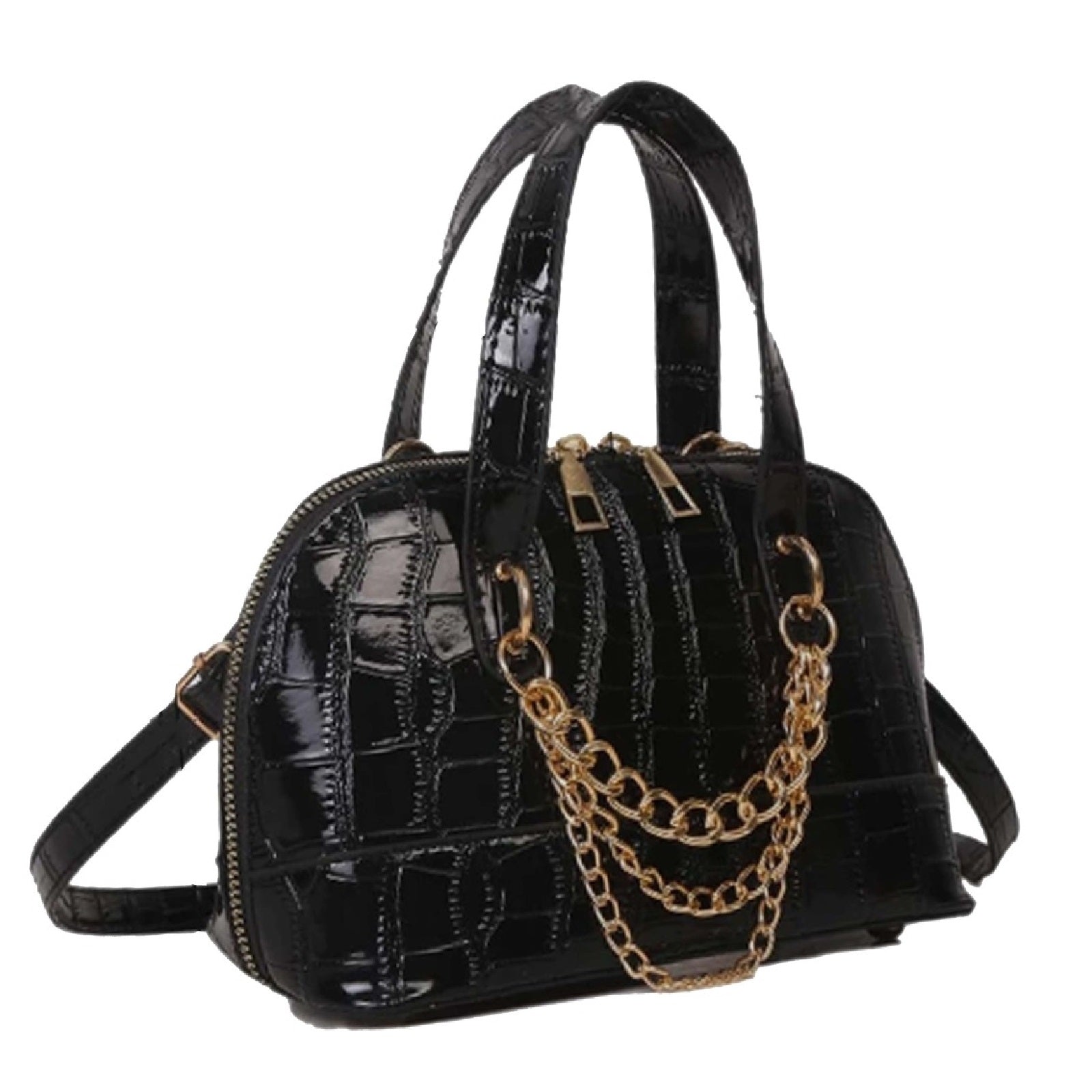 Crocodile Embossed Dome Bag "DT-BW1049"