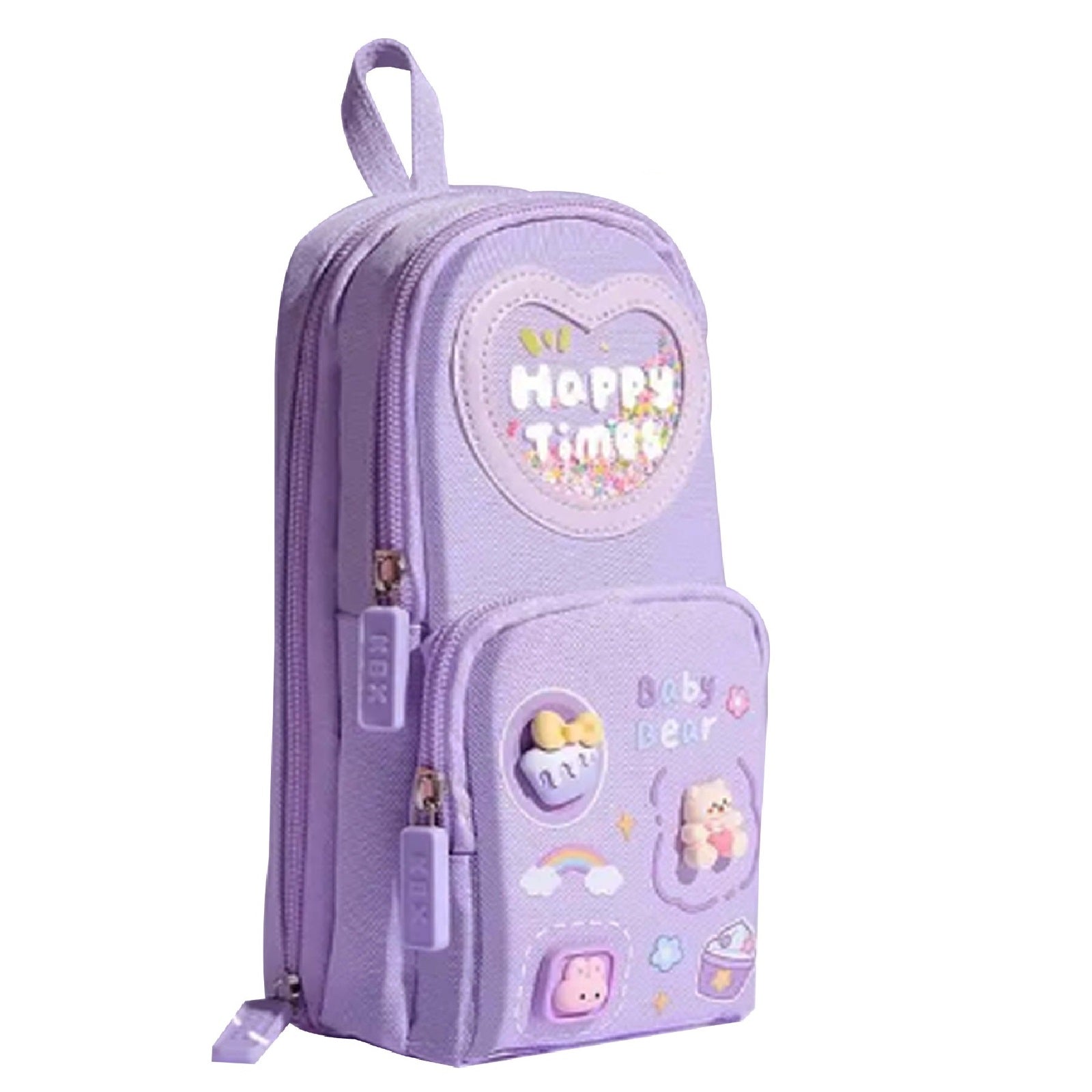 3-layer 6 Pockets Pencil Case "DT-BW1075"