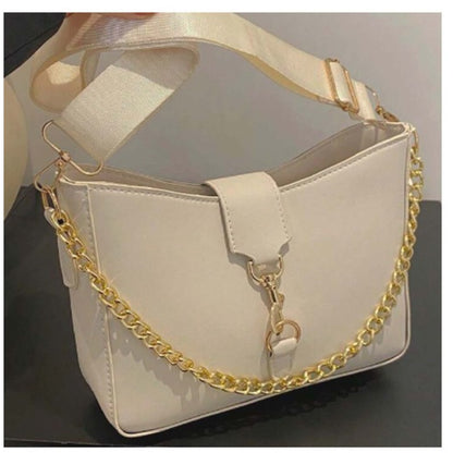 Women's Shoulder Purse With Wide Strap And Chain "DT-BW1085"