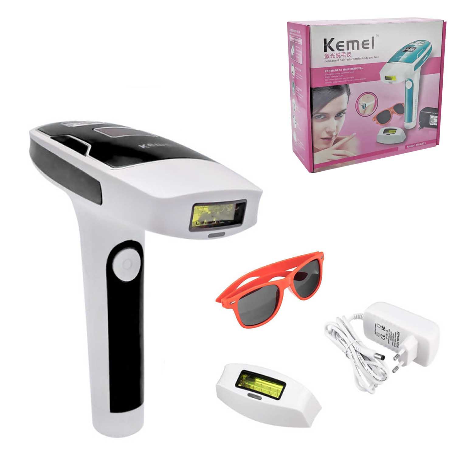 Permanent Hair Removal for Body & Face Kit "KM-6813"